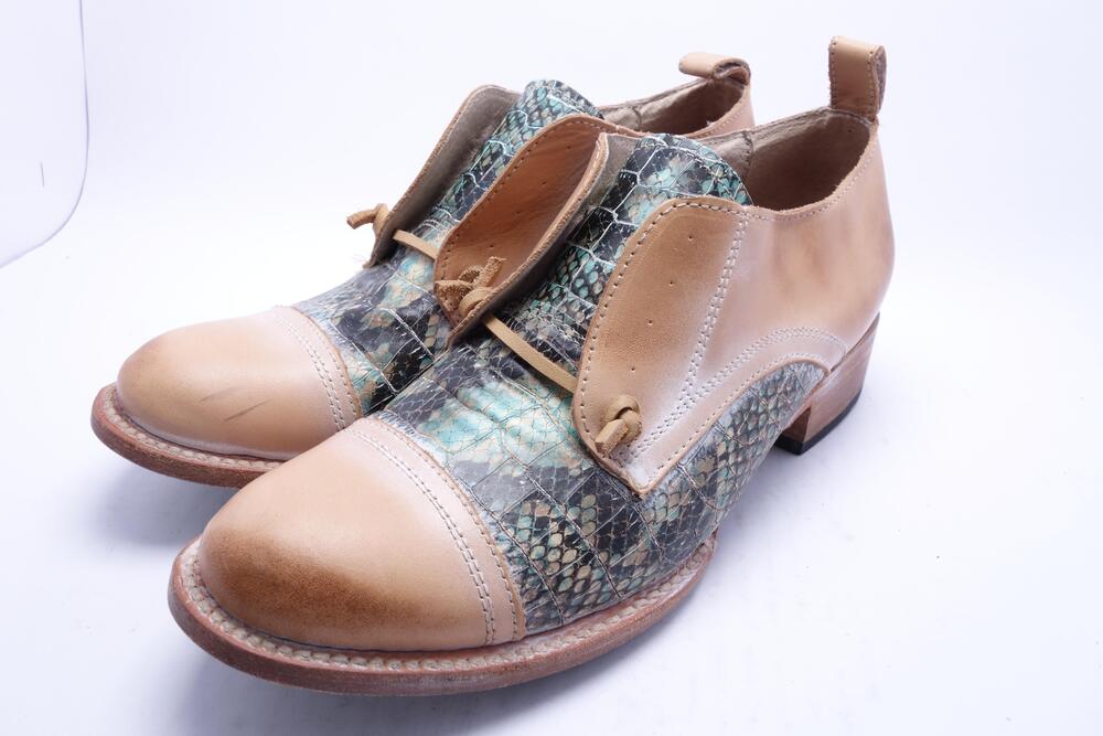 Freebird Boots Women Size 10 Multicolor Leather Snake Print Western FB-MABEL - Picture 3 of 10